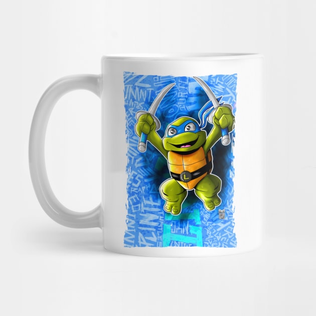 TMNT Mutant Mayhem Tuttle tot Leo by nicitadesigns